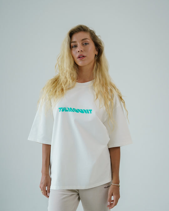 Tolmount [Think Less Feel More] T-Shirt - Milk