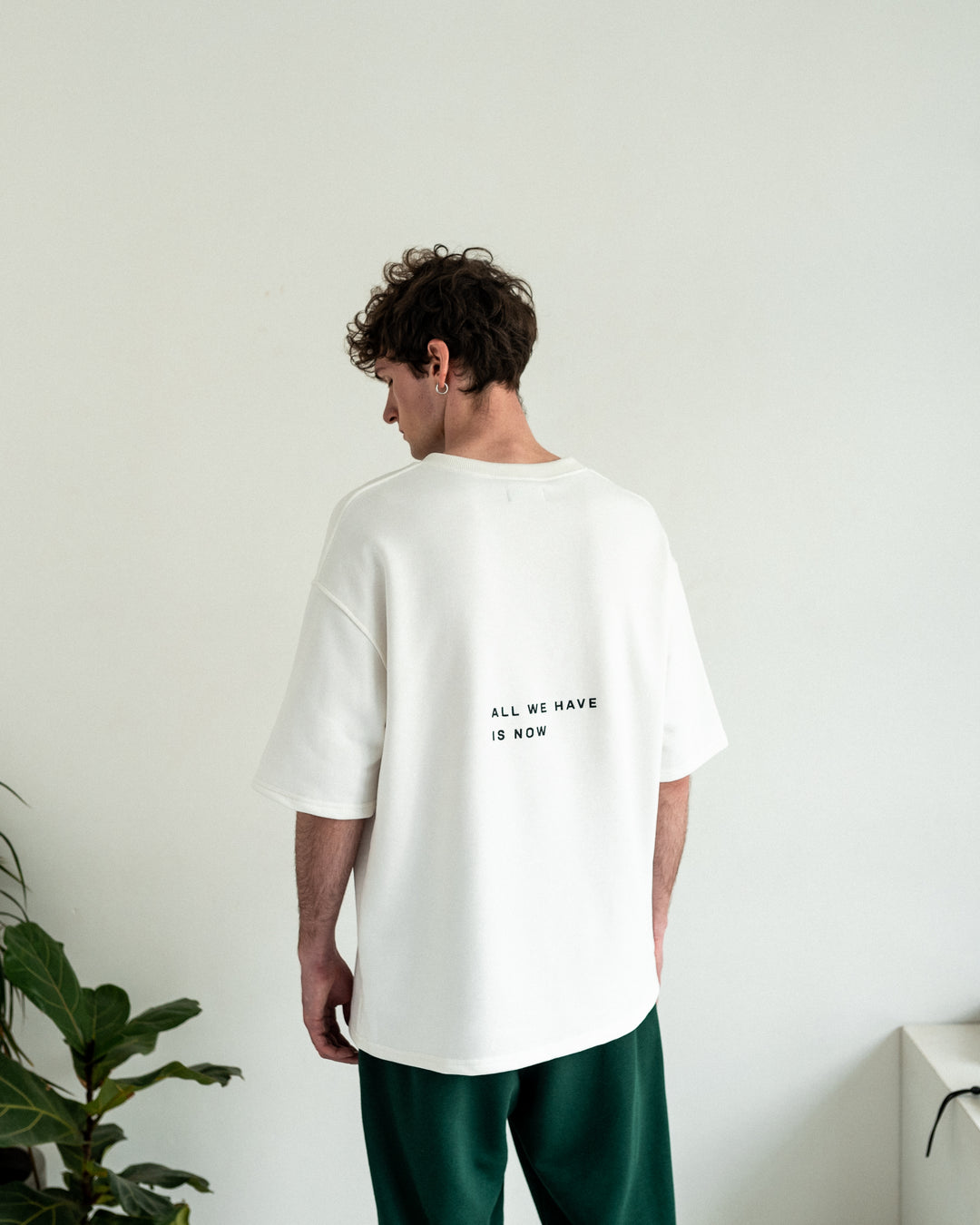 Embroidered  T-Shirt - Milk