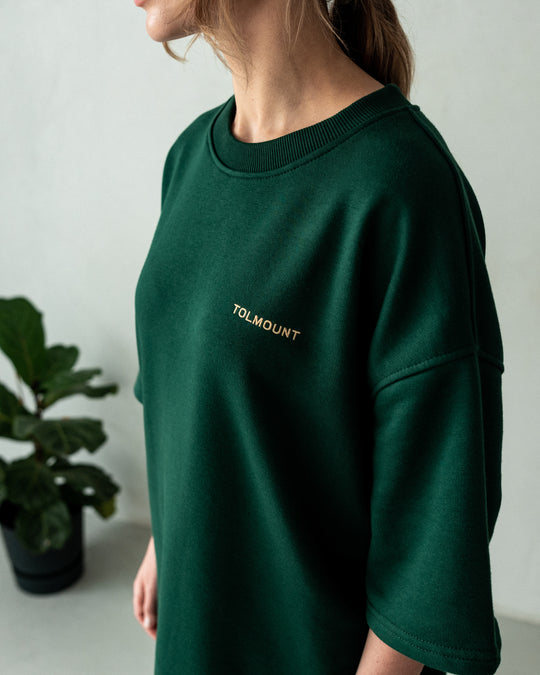Embroidered T-Shirt - Forest Green