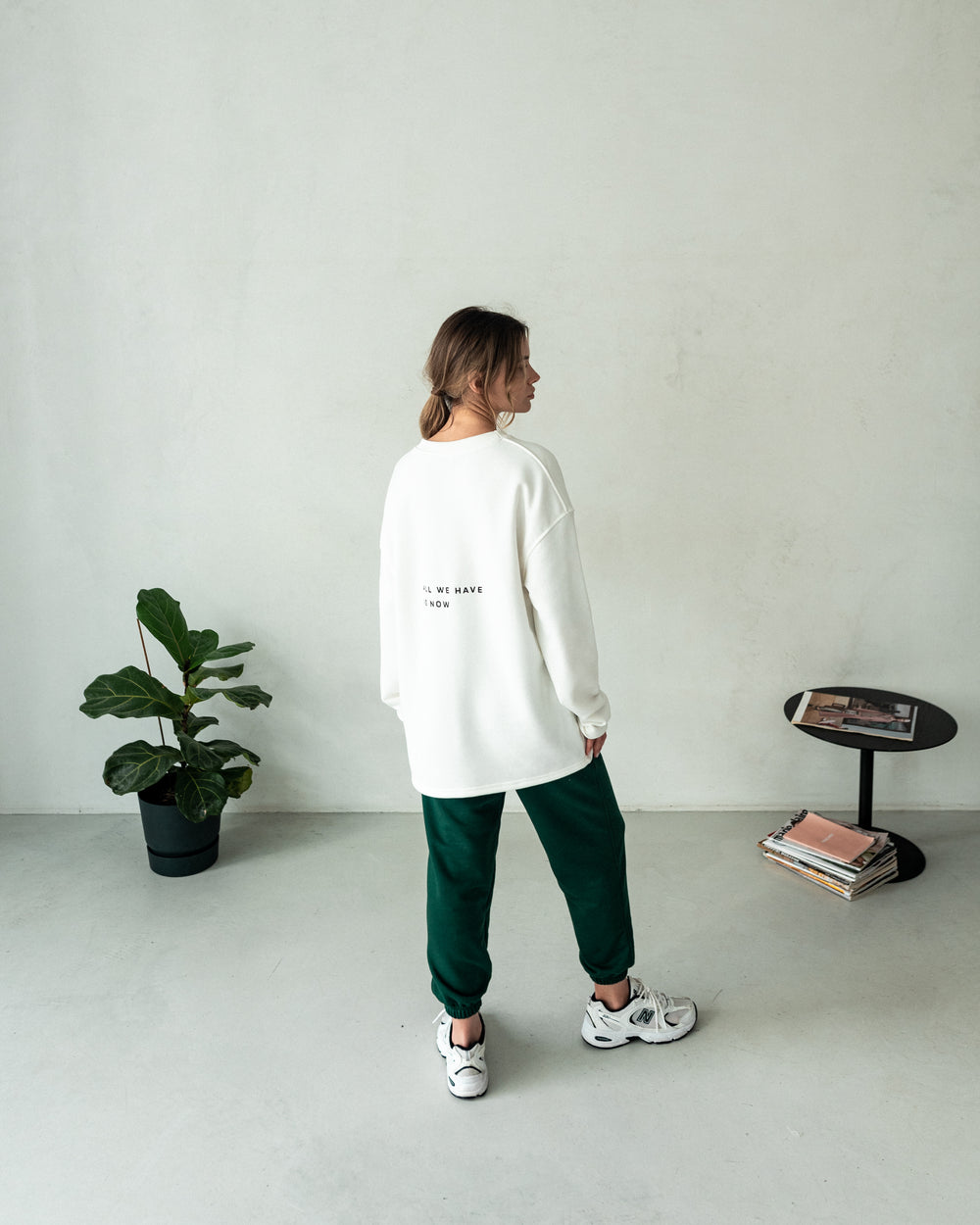 Embroidered Long Sleeve  - Milk